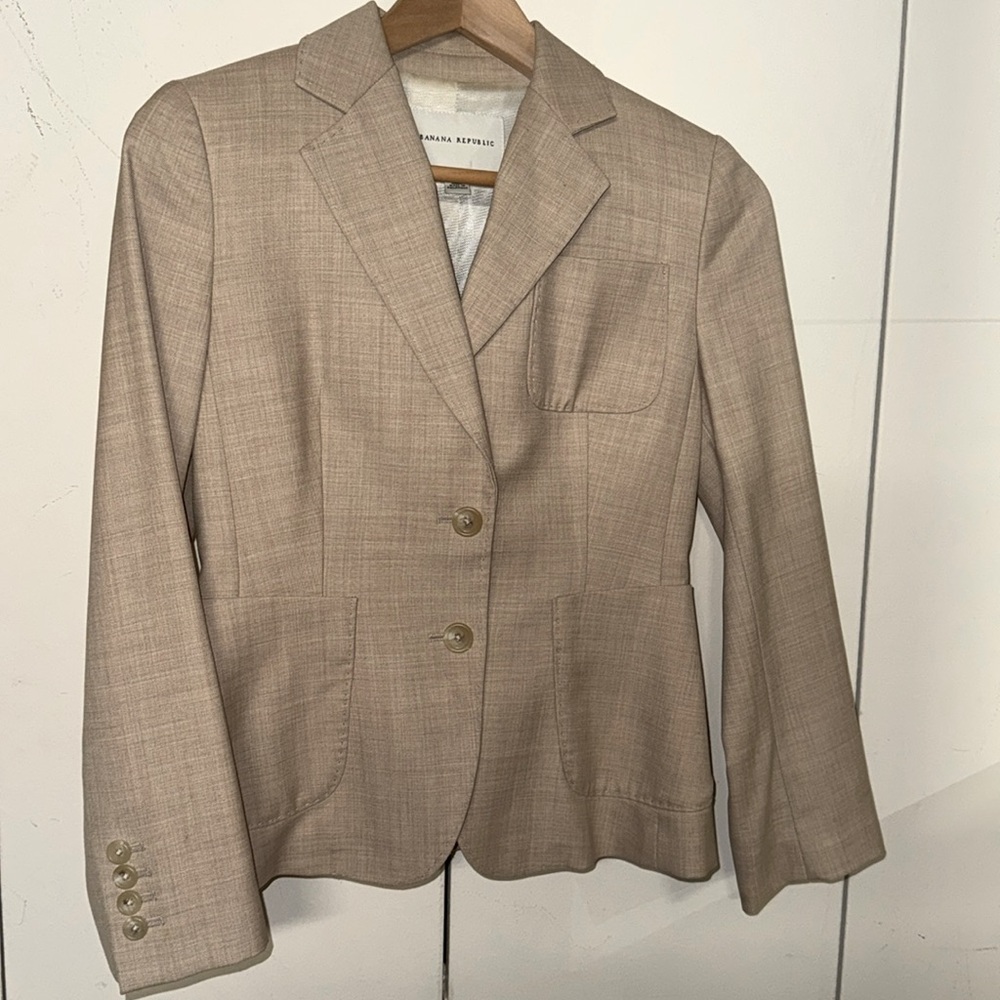 BR Wool Silk Suit Jacket - P0